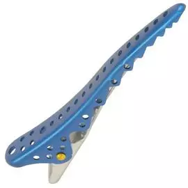 зажимы для волос shark clip y.s.park professional (2 шт. в упаковке) light blue 1403-13-2