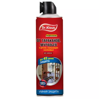 аэрозоль Dr.Klaus от муравьев, тараканов и других ползающих насекомых 600 мл