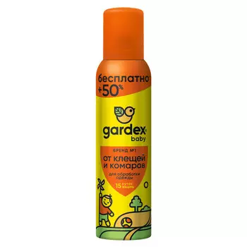 аэрозоль GARDEX Baby от клещей и комаров 150мл