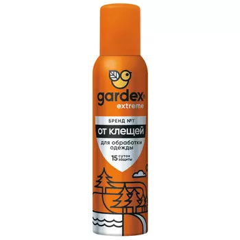 аэрозоль GARDEX Extreme от клещей для обработки одежды 150мл
