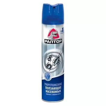 аэрозоль от насекомых Раптор против ползающих 350мл