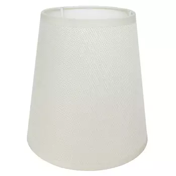 абажур А16211 ткань+пленка ПВХ Е14Х 40Вт Лен молочный