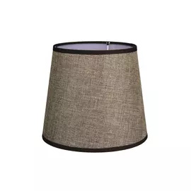 абажур А17108 40Вт E27 150х195х170 ткань пленка ПВХ лен коричневый