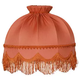 абажур Ретро торшерный терракотовый