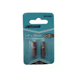 адаптер JETTOOLS для головок 1/4" 25 мм 2 шт