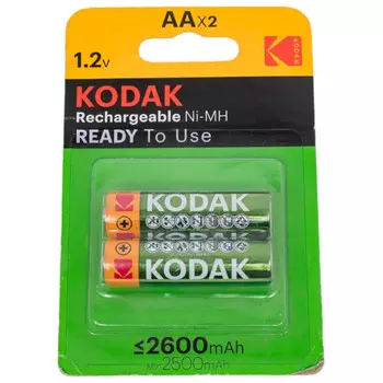 аккумулятор KODAK NiMH AA 2600mAh 2шт