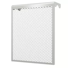 экран для радиатора декоративный, 5 секций, белый