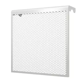 экран для радиатора декоративный, 6 секций, белый