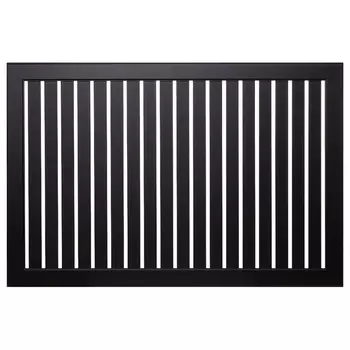 экран для радиатора реечный 90х60см чёрный