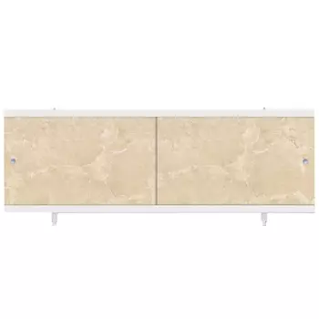 экран под ванну МЕТАКАМ Кварт 148 см мрамор бежевый