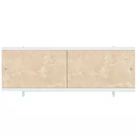 экран под ванну МЕТАКАМ Кварт 148 см мрамор бежевый