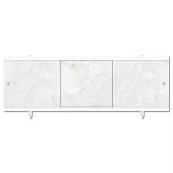 экран под ванну МЕТАКАМ Монолит-М 148см мрамор белый