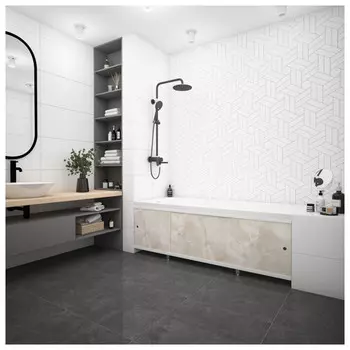 экран под ванну МЕТАКАМ Монолит-М 168см мрамор бежевый