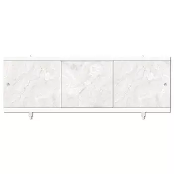 экран под ванну МЕТАКАМ Монолит-М 168см мрамор белый