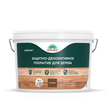 аквалак KRONA палисандр 9 л, арт.66366443