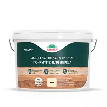 аквалак KRONA ваниль 9 л, арт.66367044