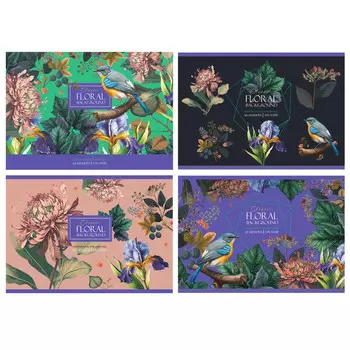 альбом для рисования BG Птицы в Саду 40л А4 100 г/кв.м на скрепке