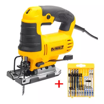 электролобзик DEWALT DWE349B 650Вт + набор пилок