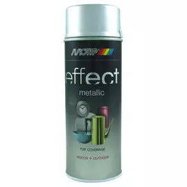 эмаль аэрозольная MOTIP Деко металлик 400мл шампан.серебристая, арт.302503