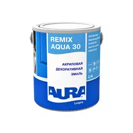 эмаль акриловая AURA LUXPRO REMIX AQUA 30 2,4л, арт.4607003915797