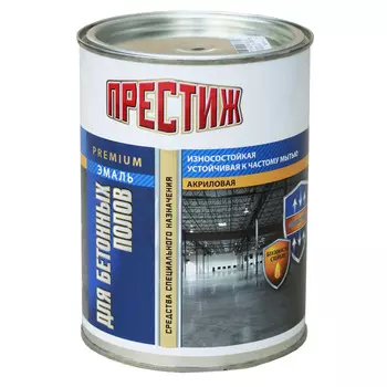 эмаль акриловая Престиж для бетонных полов 1кг коричневая, арт.ЭК000115542