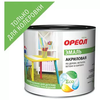 эмаль ОРЕОЛ акриловая глянцевая база С 1,9 кг, арт.77905