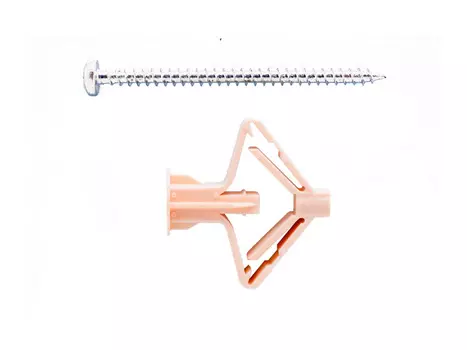 анкер для гипсокартона PLA нейлоновый 10мм с шурупом 4шт