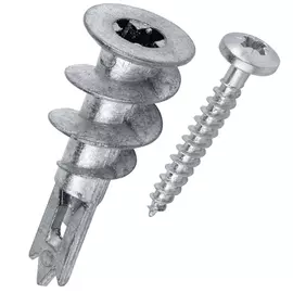 анкер для гипсокартона PNAМ металлический с шурупом 6шт