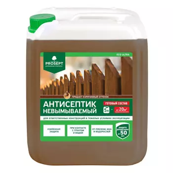 антисептик PROSEPT ECO ULTRA невымываемый 5л, арт.062-5
