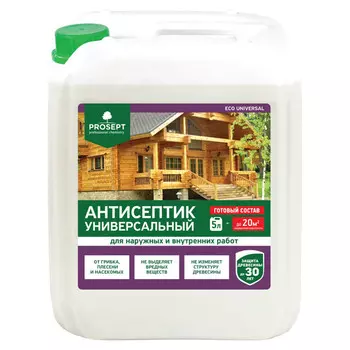 антисептик PROSEPT ECO UNIVERSAL универсальный 5л, арт.015-5