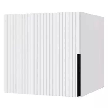 антресоль низкая 1 дверь Катрин 450х450х509мм МДФ/ЛДСП серый фактур/светло-серый шагрень