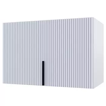 антресоль высокая 2 двери Катрин 600х900х509мм МДФ/ЛДСП серый фактур/светло-серый шагрень