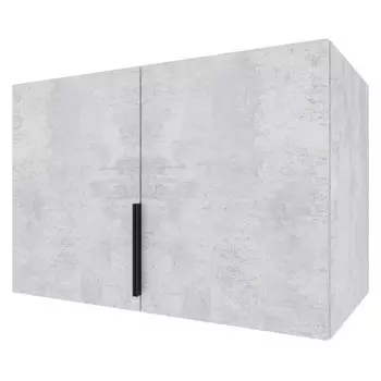 антресоль высокая 2 двери Катрин 600x900x509мм ЛДСП цемент светлый