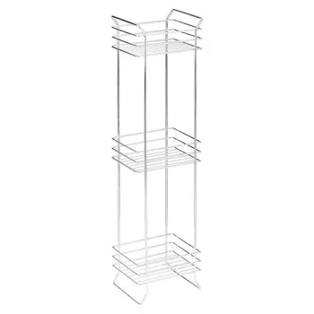 этажерка для ванной 70,5см 3 яруса сталь хром