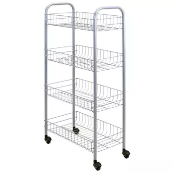 этажерка для ванной METALTEX Pisa 4 яруса белая