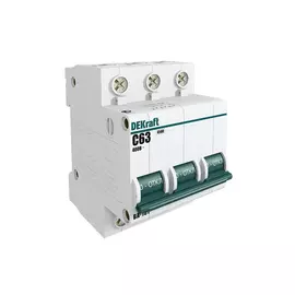 автоматический выключатель 3P 10А DEKRAFT