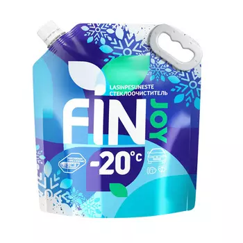 автоочиститель стекол FINJOY Indigo -20С 4л orbit дой-пак