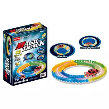 автотрек гоночный Magic Track 58 деталей