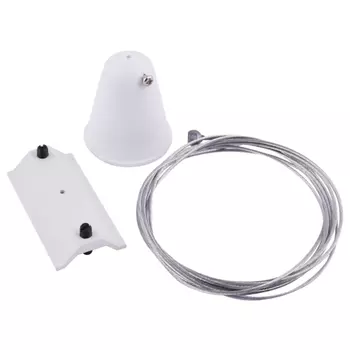 аксессуар для трековой системы Track Accessories металл крашеный пластик белый A410033