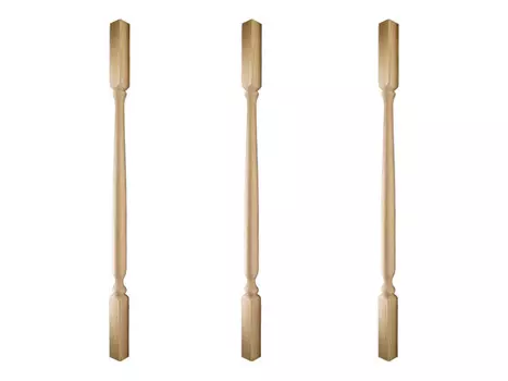 балясина точеная тип 1 900х40х40мм б/с