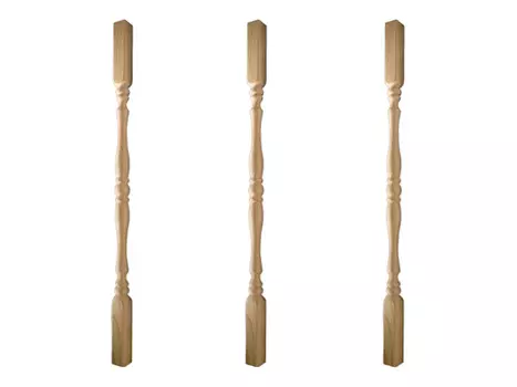 балясина точеная тип 3 900х40х40мм б/с