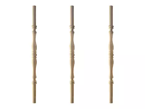 балясина точеная нагель тип 3 900х50х50мм б/с