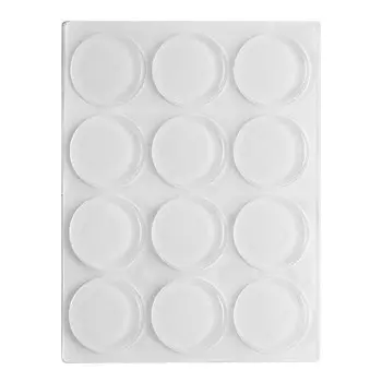 бампер дверной UGO LOKS D20мм 12шт ПВХ прозрачный