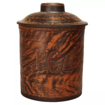 банка для меда 700мл 11х15см керамика