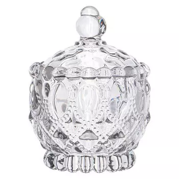 банка для меда LEFARD Queen 8х10,5см стекло с крышкой