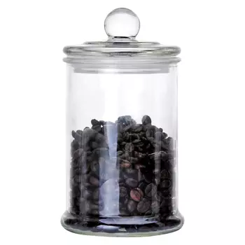 банка для продуктов MALLONY Banca 0,75л круглая стекло, пластик