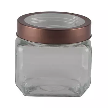 банка для продуктов TODELIA Концепт 0,8л квадратная стекло