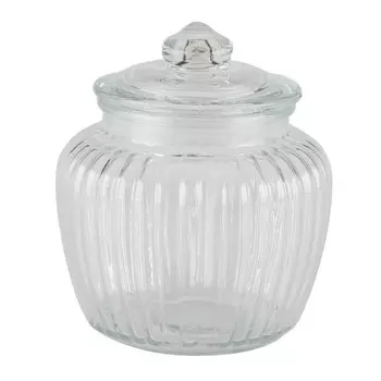 банка для продуктов TODELIA Силуэт 1,4л круглая стекло