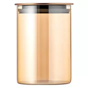 банка для продуктов WALMER Loft 0,8л круглая стекло