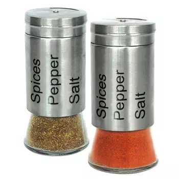 банка для специй 130мл 56x56x113мм нержавеющая сталь